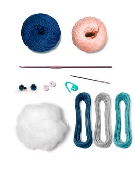 Kit Círculo Amigurumi Gnomos Elementales