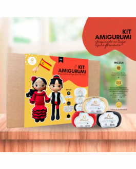 Kit Limol Amigurumi Traje Típico Flamenco